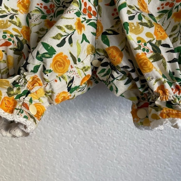 Haute Baby Merigold Garden Ruffle Bubble Romper 18M - Picture 5 of 9